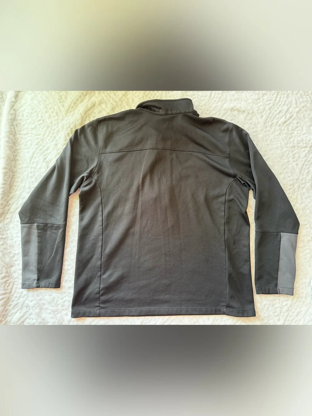 The North Face Men’s XL Black WindWall 1/4 Zip Fleece Lined Pullover